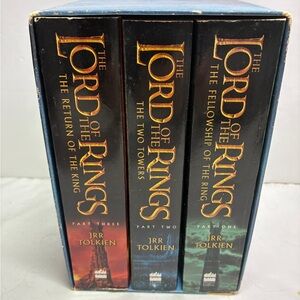 The Lord of the Rings Trilogy Box Set J.R.R. Tolkien with Slipcase Used 2002